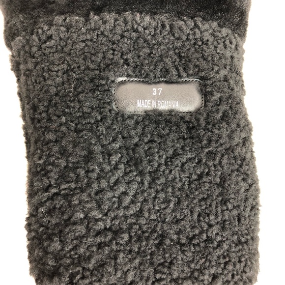 Versace Collection Made in Romania Black Boot Sz37 - Picture 7 of 8